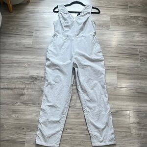 BCBGMaxAzria Gray Sleeveless Jumpsuit